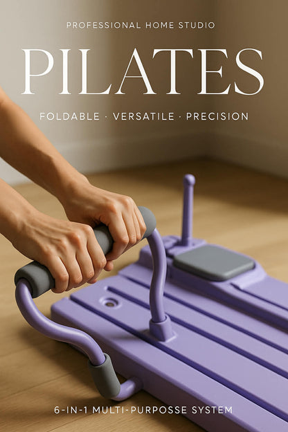 6 in 1 Multi-Purpose Foldable Pilates Reformer Board Set