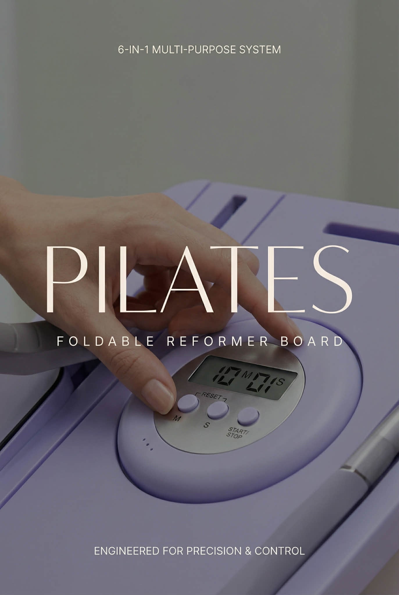 6 in 1 Multi-Purpose Foldable Pilates Reformer Board Set