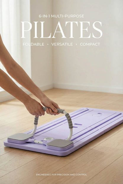 6 in 1 Multi-Purpose Foldable Pilates Reformer Board Set